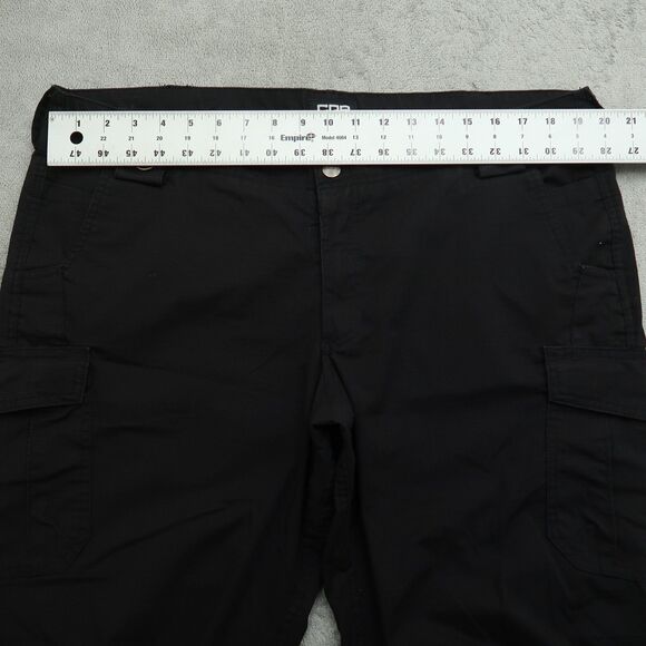 CQR Tactical Pants Women's Size 16R Black Mid-Rise Cargo Straight 29.5" Inseam - Picture 14 of 15